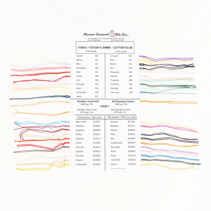 Maurice Brassard Bamboo Bambus Garn Ne 8/2 – 227g – 22 Farben