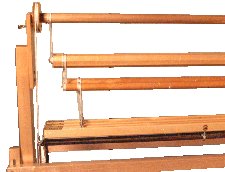 Leclerc Fanny II Bodenwebstuhl, Pedalmechanismus