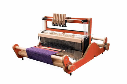 Louet Harmony 8-Schaft Tischwebstuhl in Terracotta mit freischwingender Lade (Floating Beater)